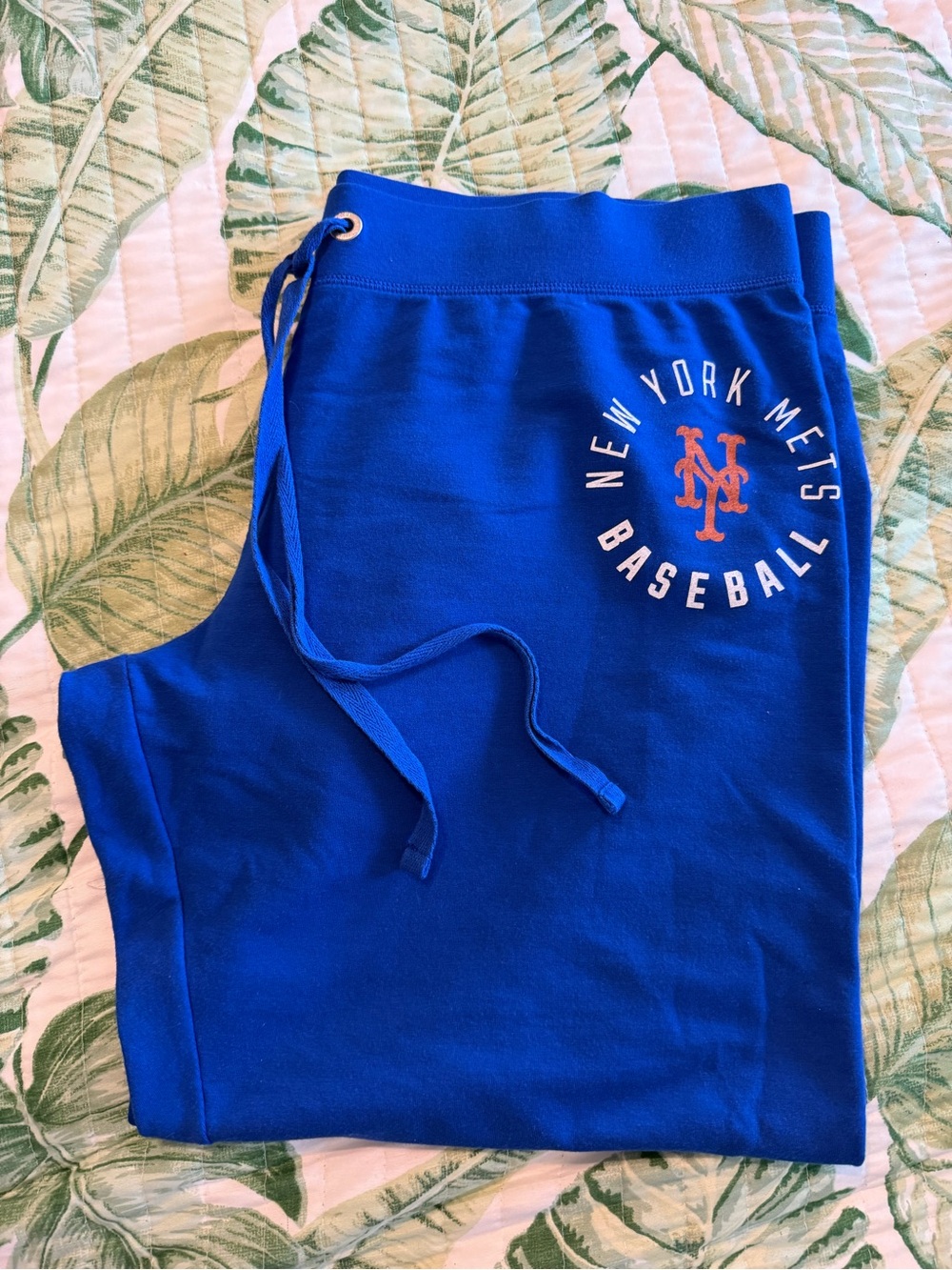 Victoria's Secret Pink Royal Blue New York Mets Jogger Pants 💙🧡